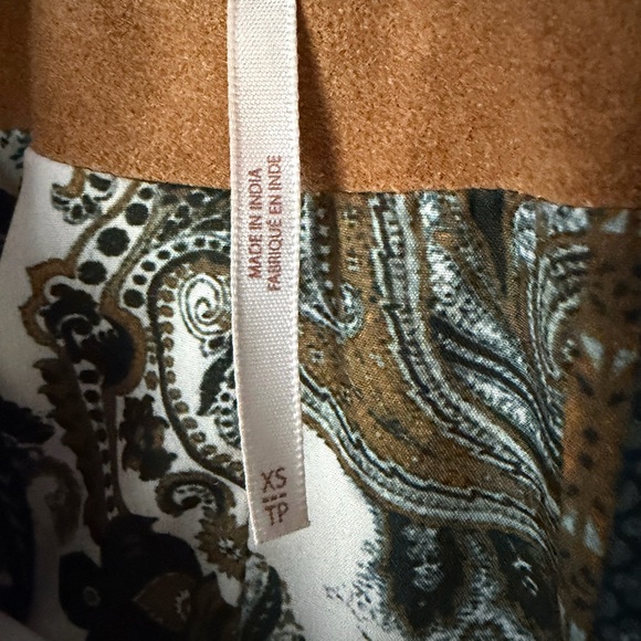Free People Brown Suede Jacket - Picture 4 of 5